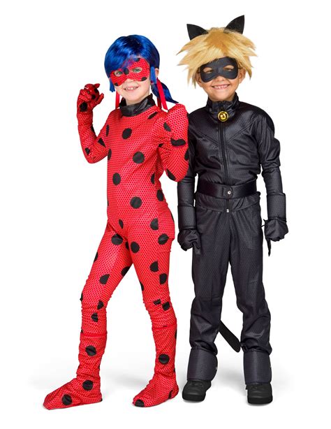 Costumes de Ladybug et Chat Noir pour enfants